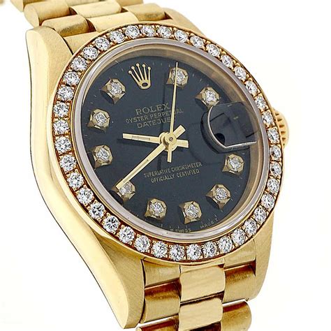 rolex diamond women|Rolex lady Datejust bezel.